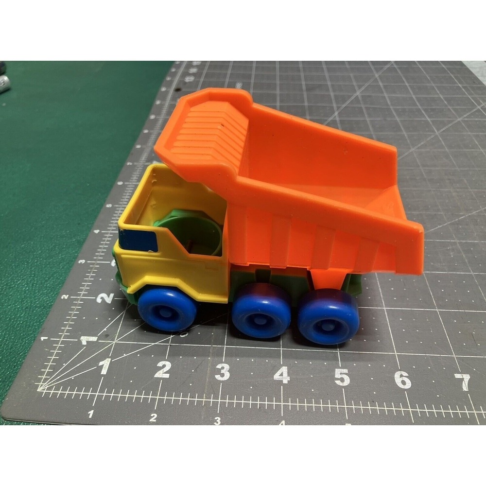 1994 Shelcore Chunky Dump Truck Orange Yellow Green Blue